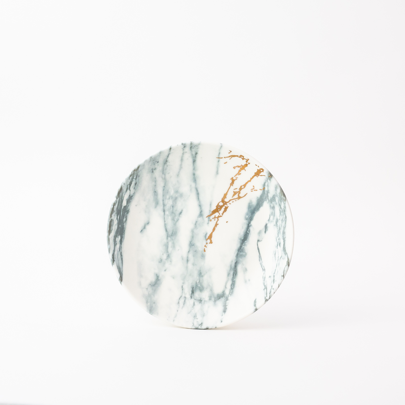 Medium Round Plate – Marble