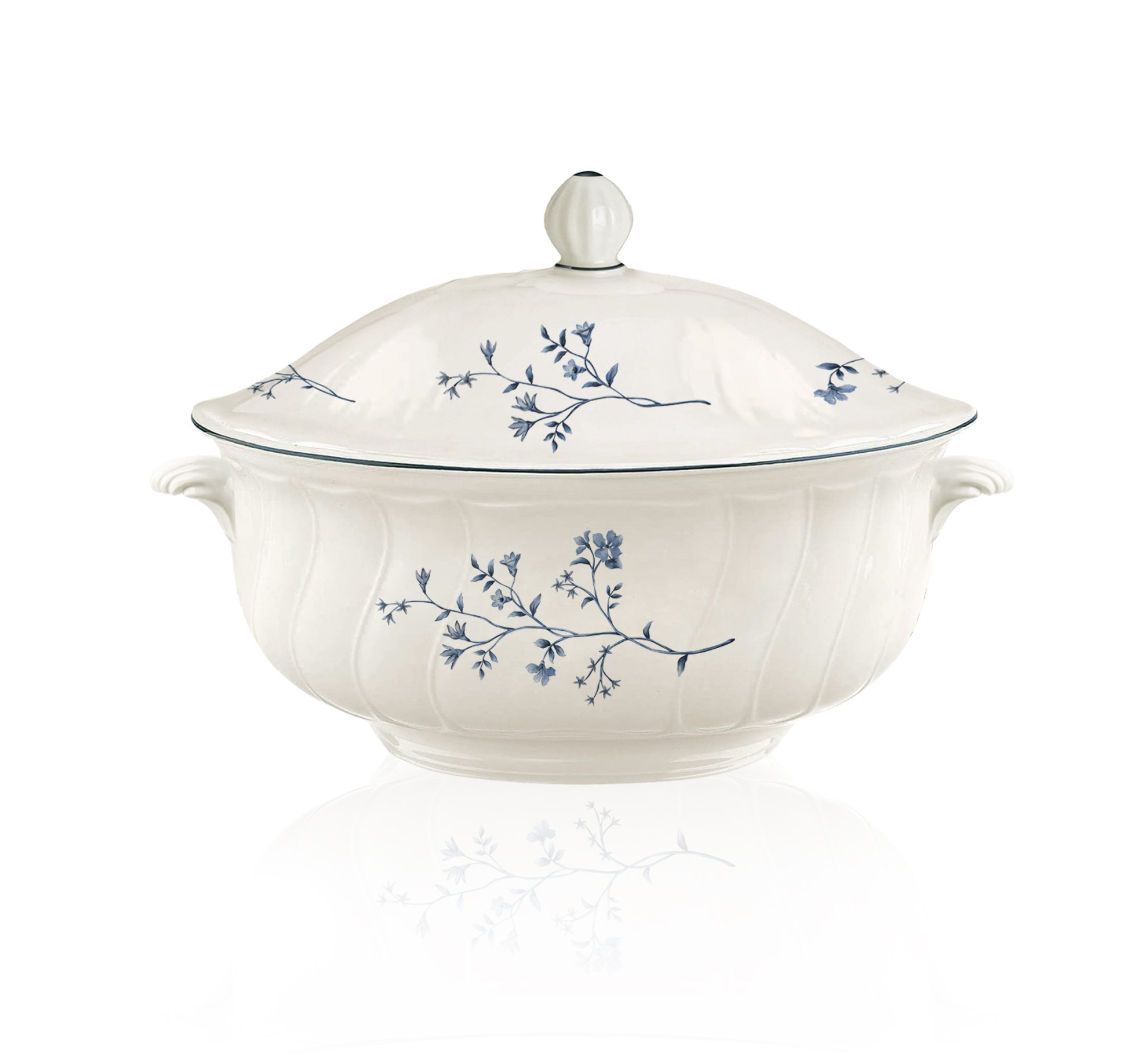 Tureen 19.5cm – Luxembourg – Blue flowers