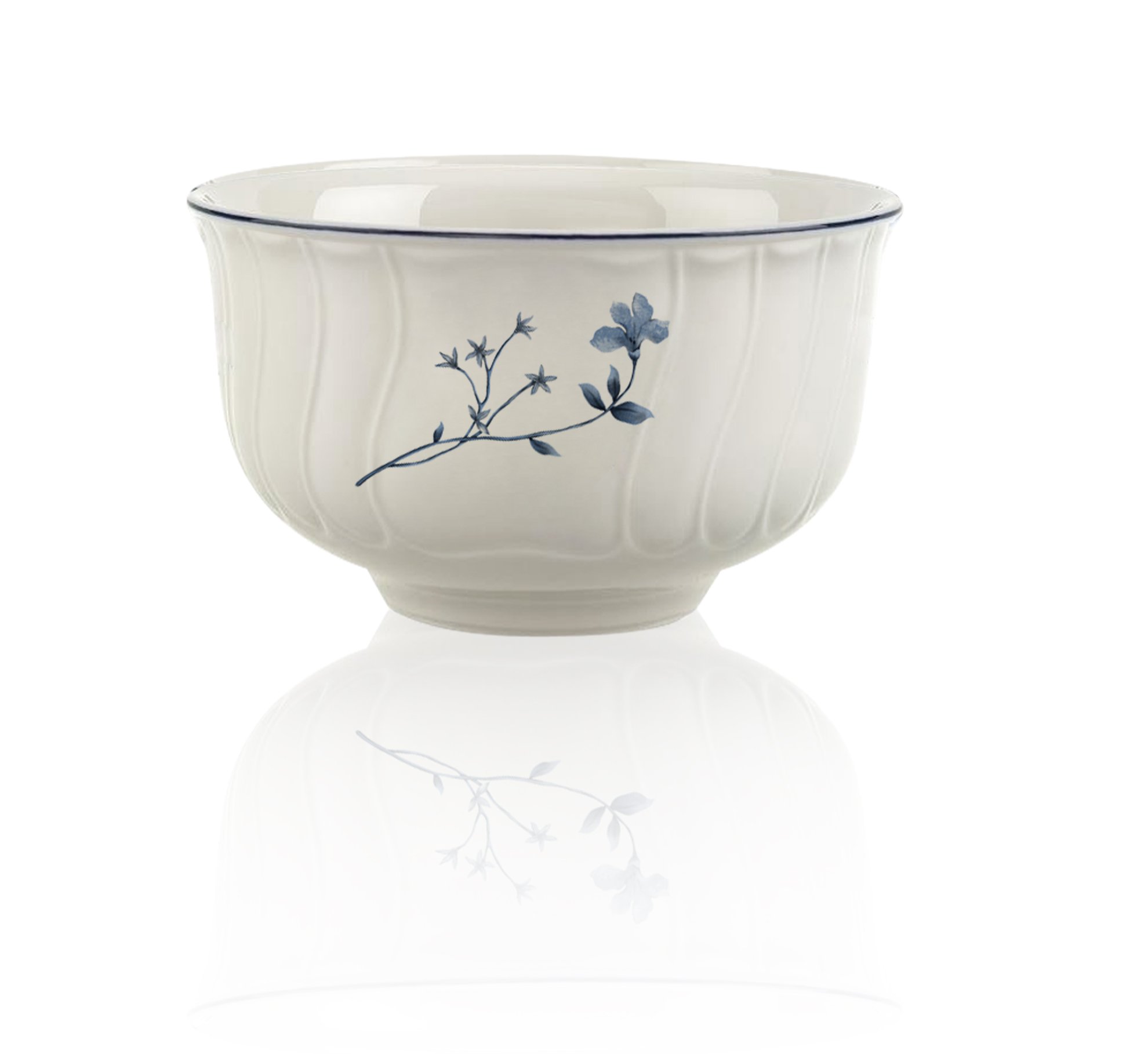 Soup Bowl 10cm – Luxembourg – Blue flowers
