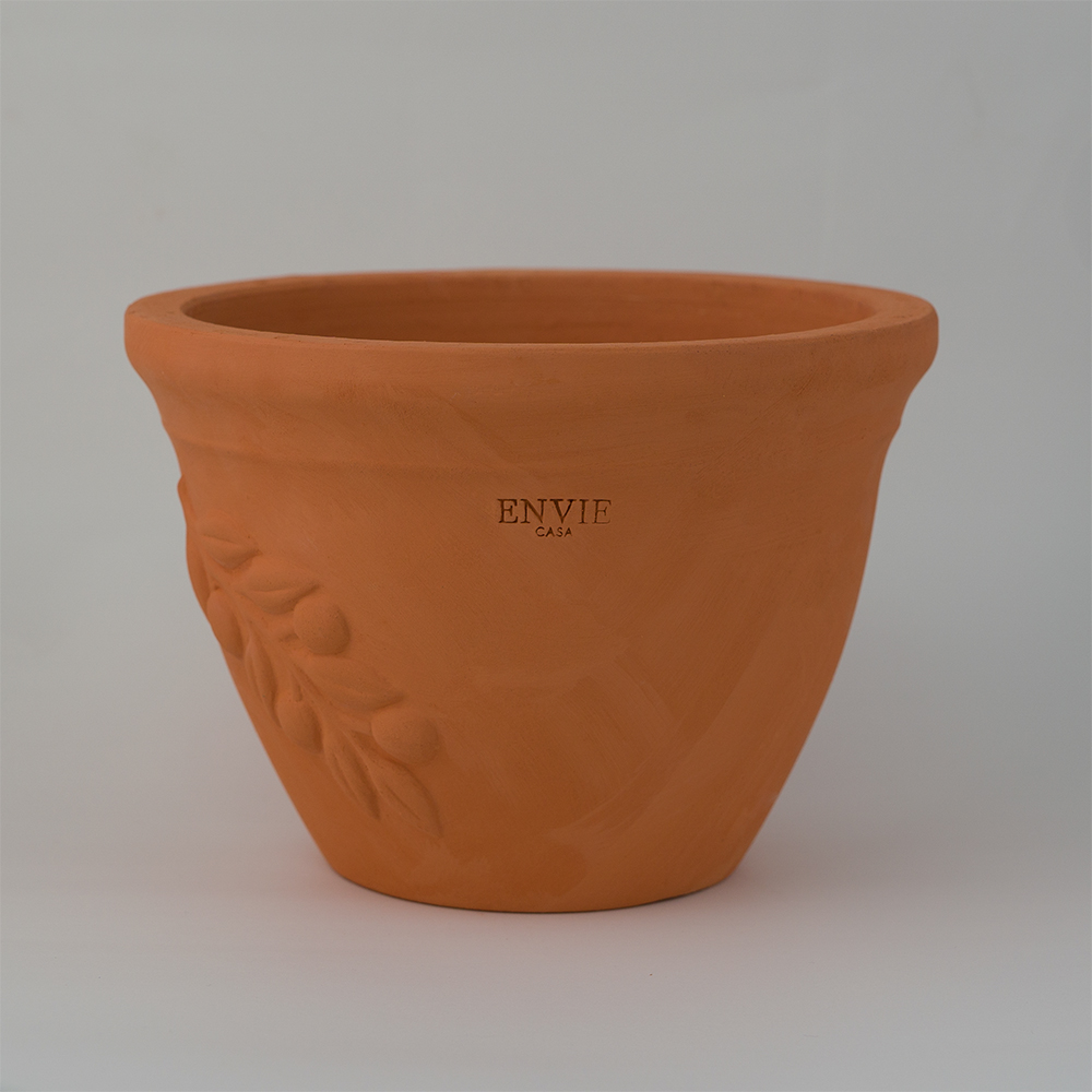 FLOWER POT – BSC.OLV series – red clay