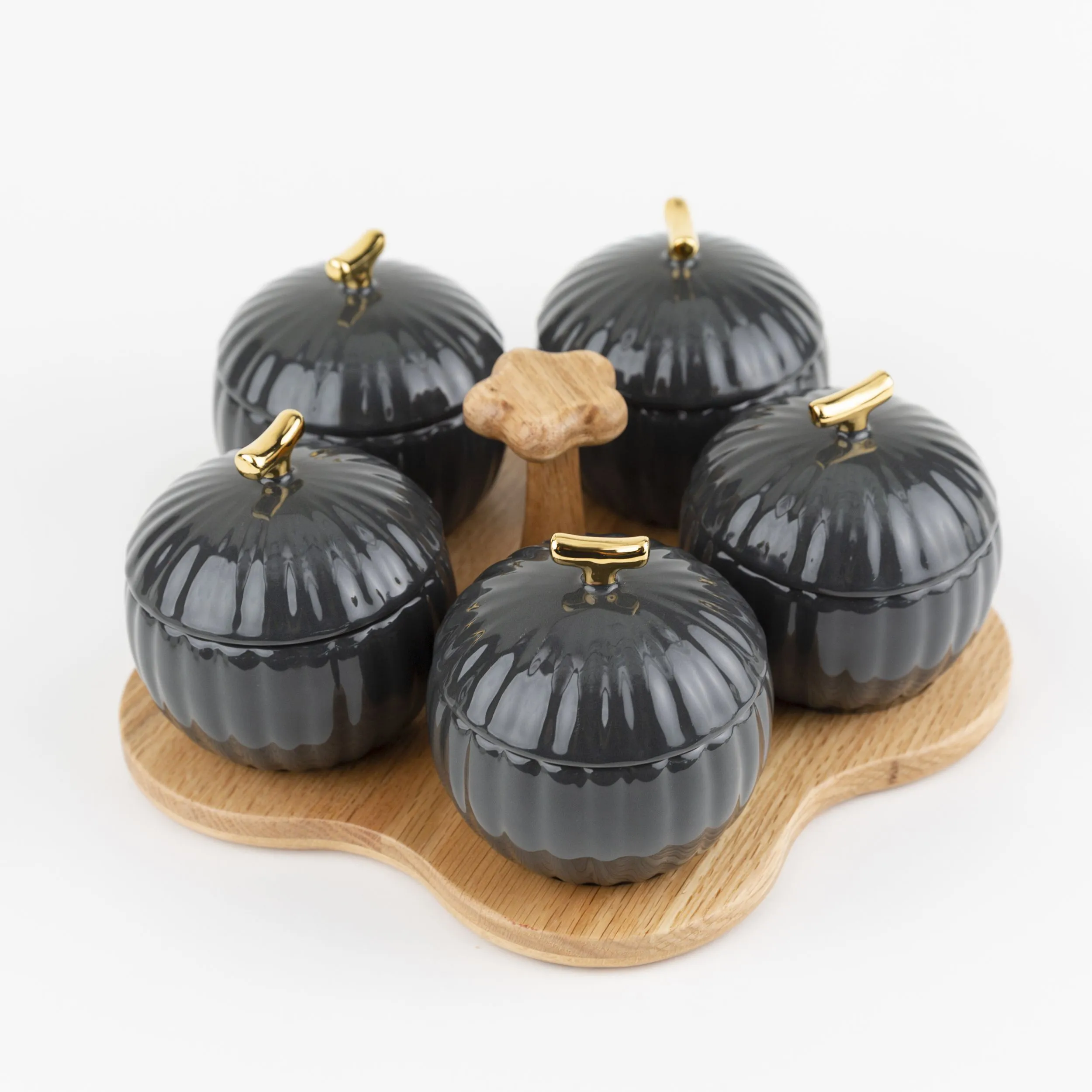 CANISTER Set – CA2 series with OAK tray
